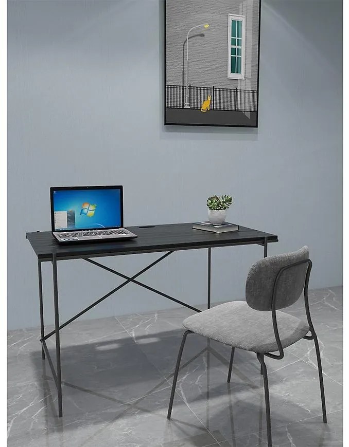 Písací stôl Lincoln 21322 120X60X75 čierna