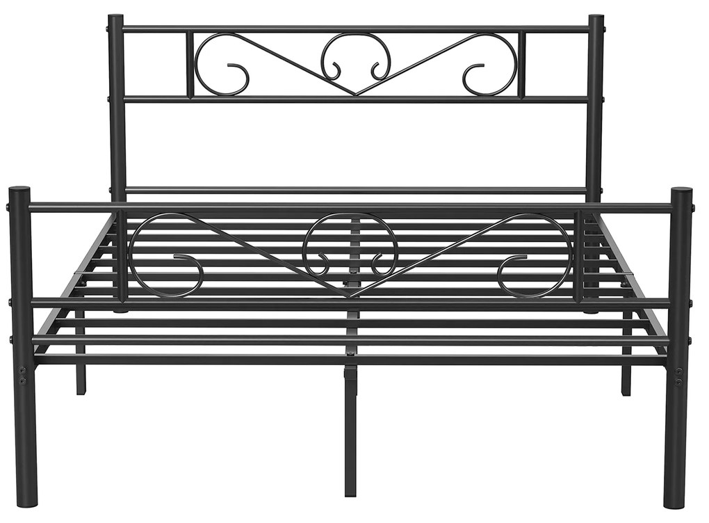 Rám dvojlôžkovej postele 198 x 141,8 x 86,4 cm VASAGLE RMB063B01