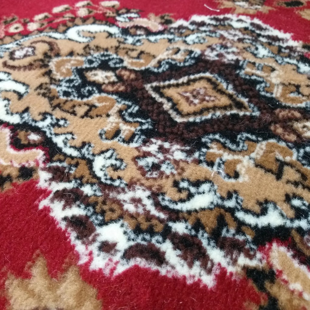 Orientálny koberec s perzským vzorom Alfa 06 – červená Rozmer: 40x60 cm