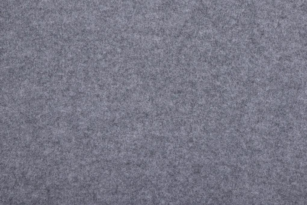 Betap koberce AKCIA: 280x420 cm SUPER CENA: Sivý výstavový koberec Budget metrážny - Bez obšitia cm