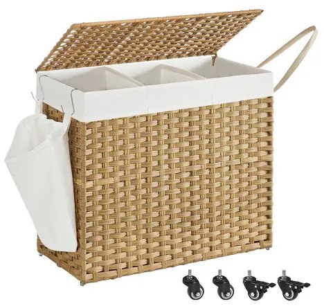 Ručne tkaný kôš na bielizeň LCB365N01