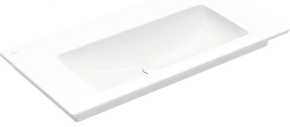 VILLEROY &amp; BOCH Venticello umývadlo na skrinku bez otvoru, s prepadom, 1000 x 500 mm, biela alpská, 4104AJ01