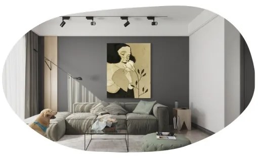 Nástenné zrkadlo VANOMI 89x52 cm