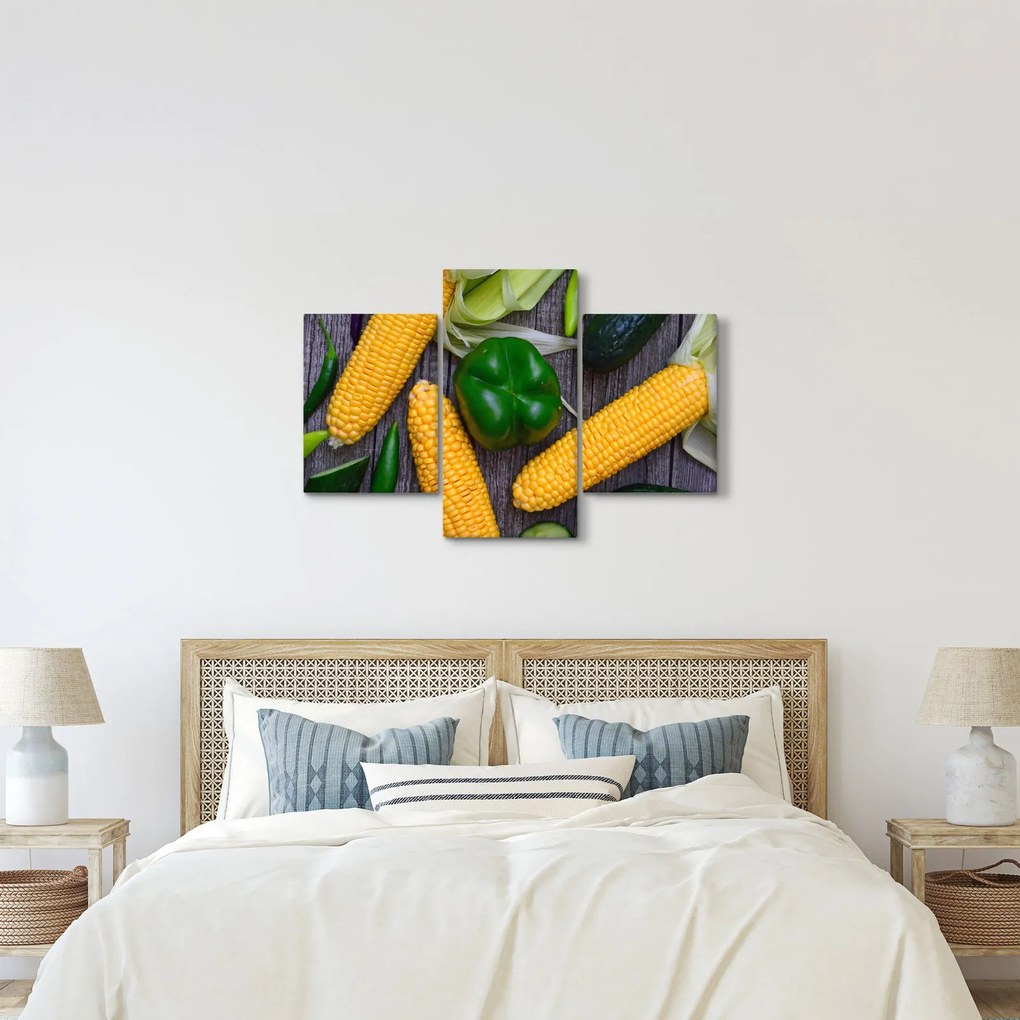 Obraz zeleniny (90x60 cm)