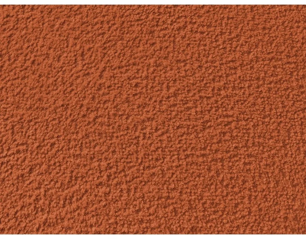 Oranžová pohovka z textílie buklé 242 cm Giorgia – Bobochic Paris