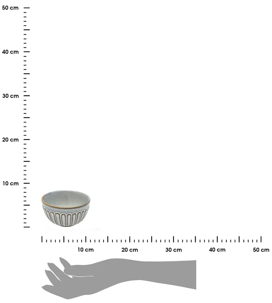 Keramická miska Grau 310 ml sivá