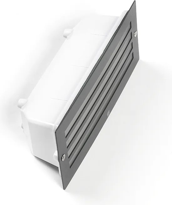 Moderné zapustené svietidlo tmavosivé IP44 - Hurricane