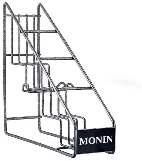 Bar@drinkstuff Monin Syrup rack na 4 fľaše