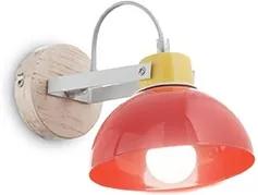Ideal Lux I157122 detské nástenné svietidlo Titta Rosso 1x60W | E27