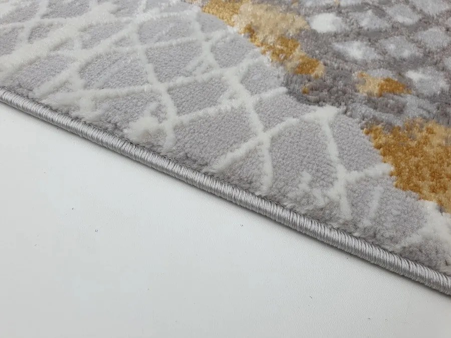 DC Koberec Texas 067 žltá sivá Rozmer: 120×170 cm