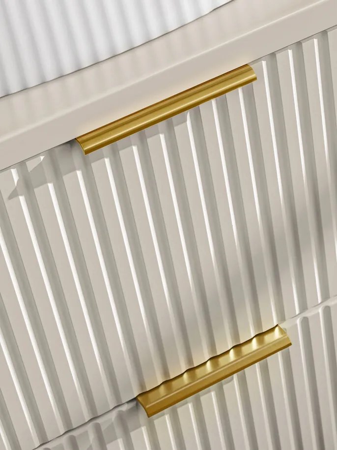 Závesná skrinka pod umývadlo Adele Cashmere s doskou 80 cm kašmír