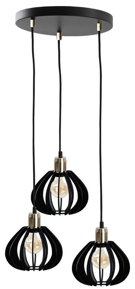 Luster na lanku GEM 3xE27/60W/230V