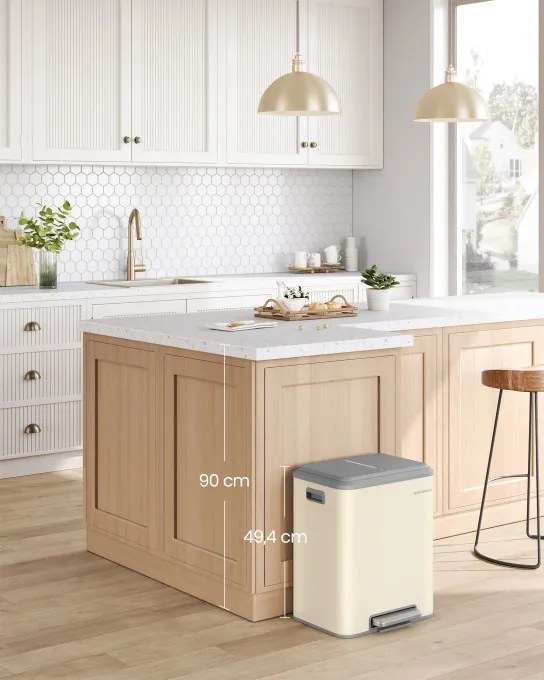 Odpadkový kôš 2x15L LTB544A02