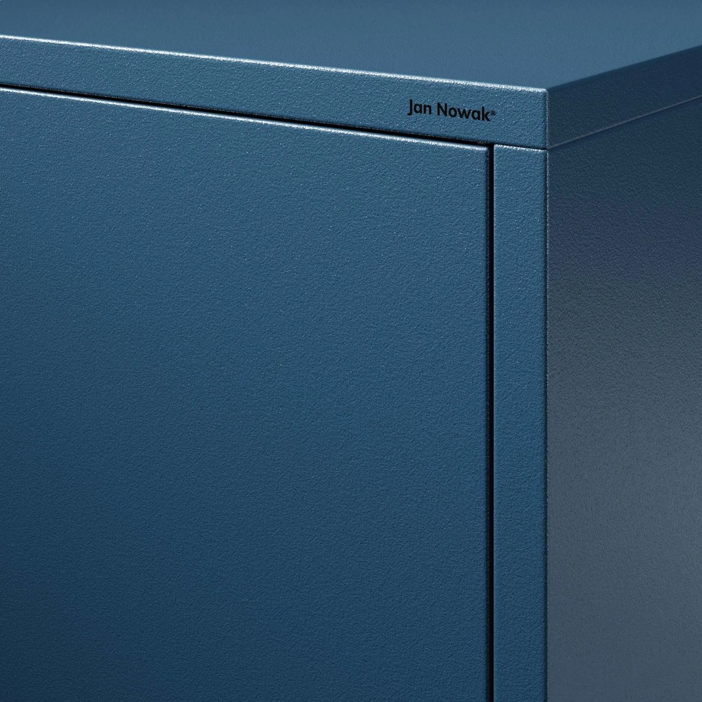 Nočný stolík MIA, 424 x 595 x 400 mm, Modern: tmavomodrá farba