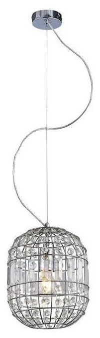 Luster na lanku LUCIA 1xE27/40W/230V pr. 23 cm