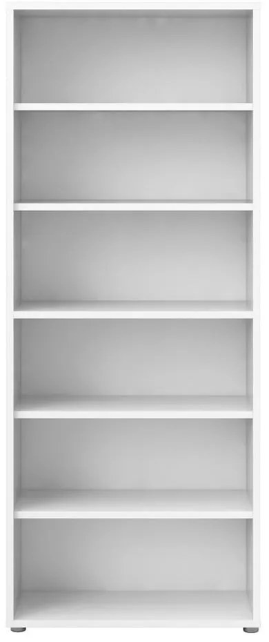 Biela modulárna knižnica 89x222 cm Prima – Tvilum