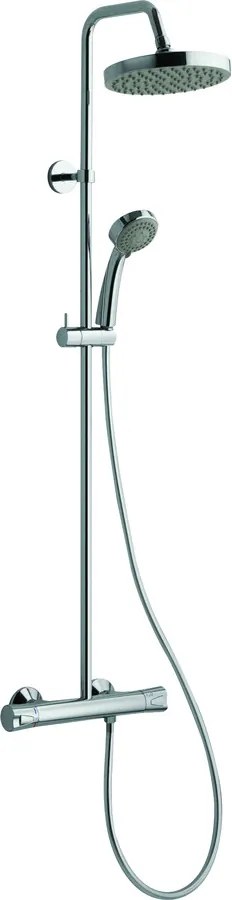CITY Alpi City - sprchová batéria nástenná termostatická, rozteč 150mm, pevná sprcha + ručná sprcha – komplet 612151