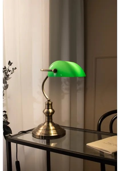 Markslöjd 105931 - Stolná lampa BANKERS 1xE14/40W/230V