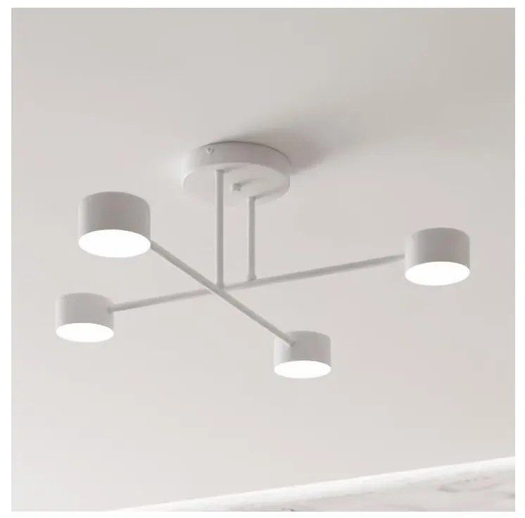 EMIBIG Prisadený luster HALO 4xGX53/10W/230V biela EB0156