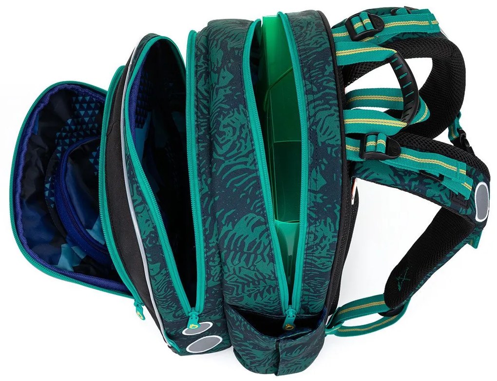 Veľká školská súprava Topgal ENDY 23039 B - batoh + peračník + vrecko na prezuvky + pláštenka na batoh