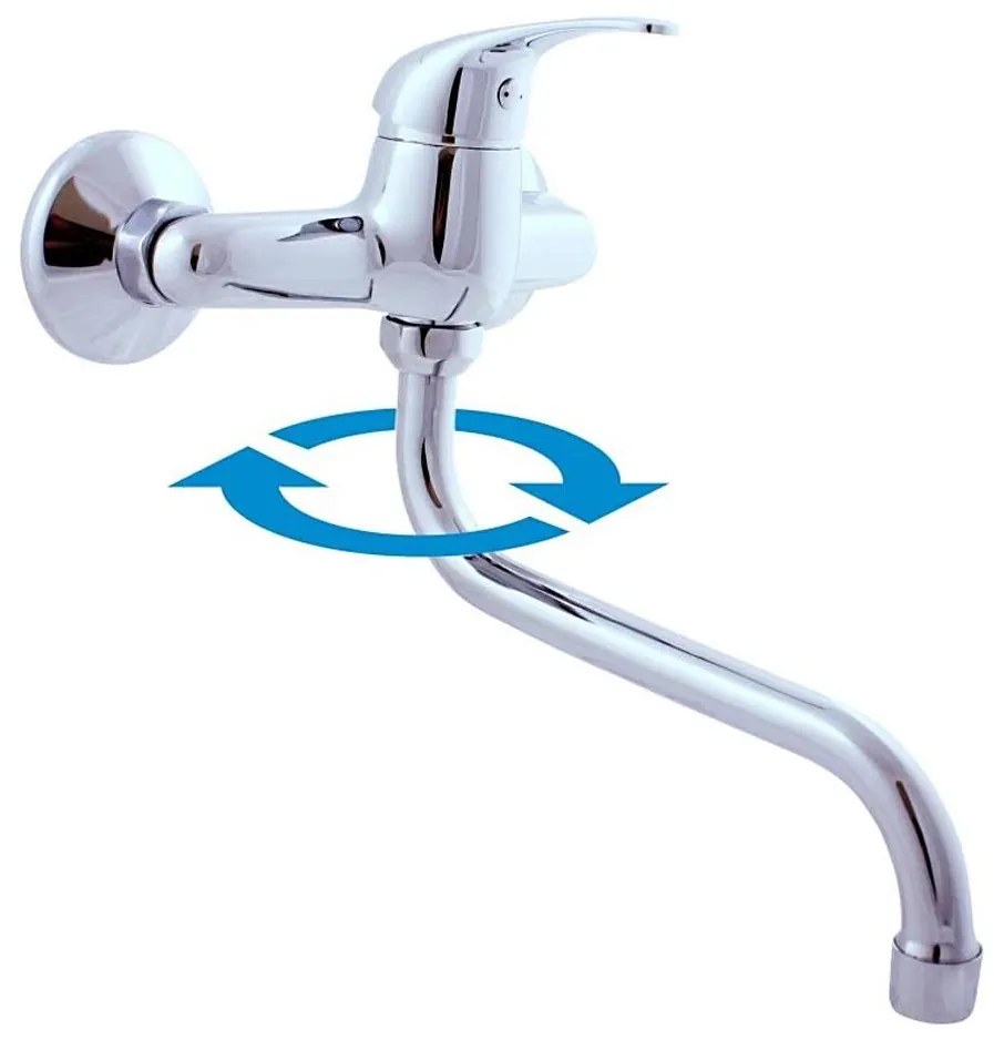 RAV Slezák SA001.5/21 - Drezová/umývadlová batéria SAZAVA lesklý chróm