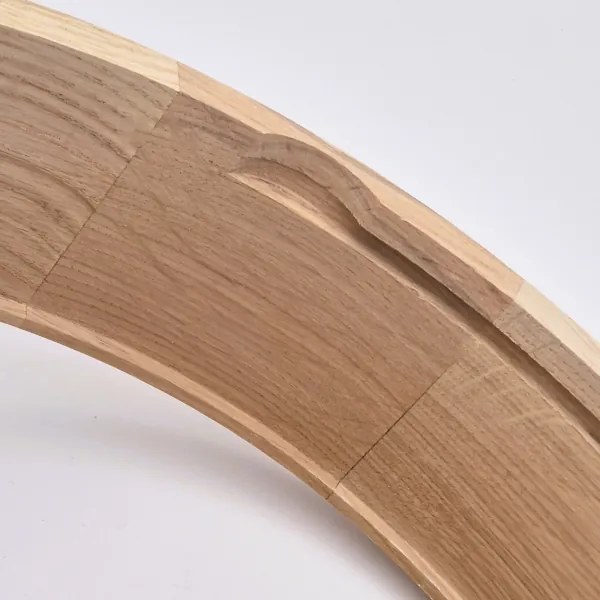 Kúpeľňové stropné svietidlo OAK 3xE27/15W/230V dub pr. 37 cm IP54