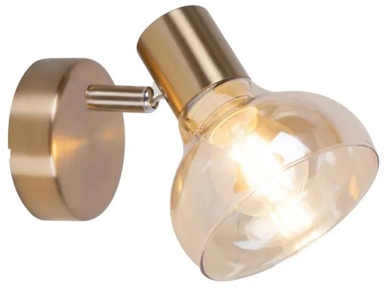 Rabalux 5546 - Nástenné svietidlo HOLLY 1xE14/40W/230V zlatá