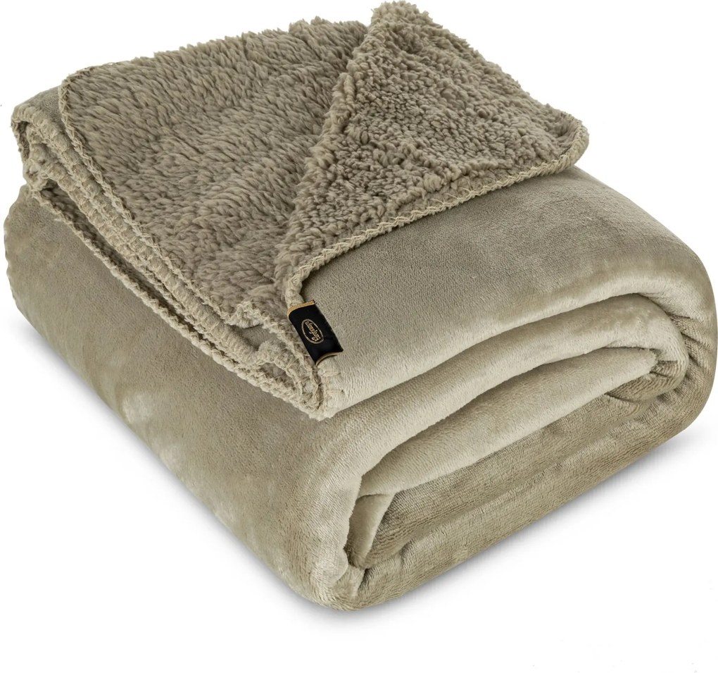 DEKA TEDY 170X210 CM BÉŽOVÁ