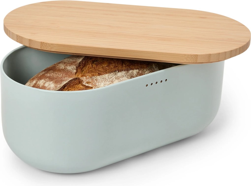 Chlebník s doskou na krájanie