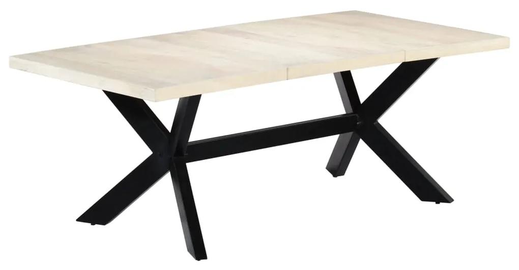 Jedálenský stôl 200x100x75 cm masívne mangovníkové drevo 247428