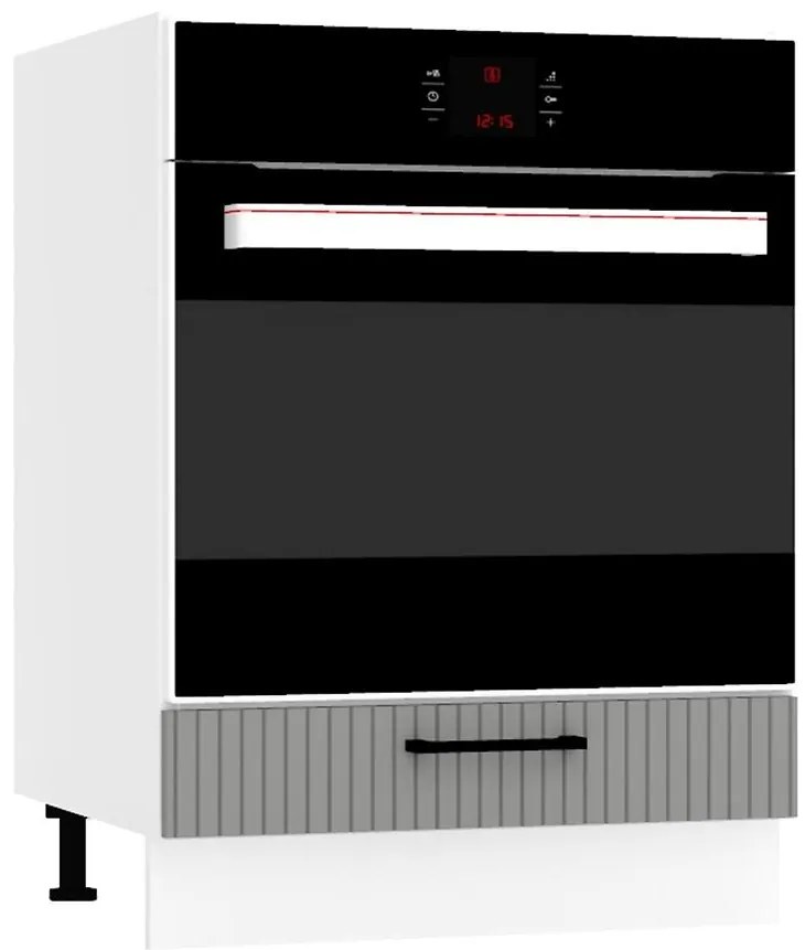 Skrinka do kuchyne  Kate dk60 šedá mat