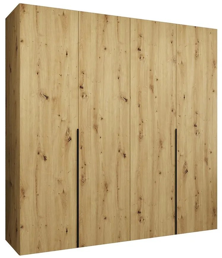 Skriňa Alicante I 200 artisan čierna