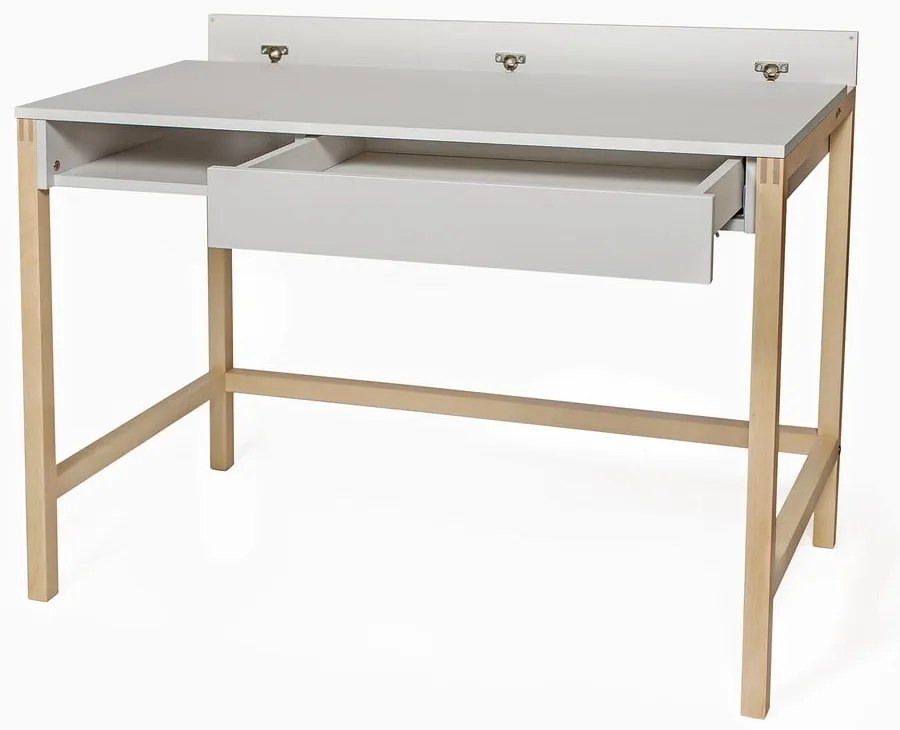 Pracovný stôl so sivou doskou Woodman NorthGate