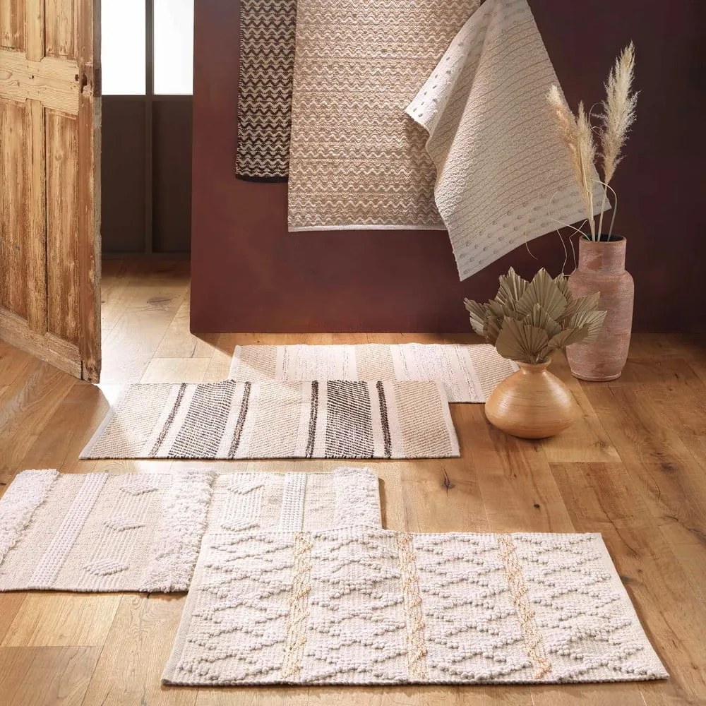 Krémový prateľný koberec 60x90 cm Silves – douceur d'intérieur