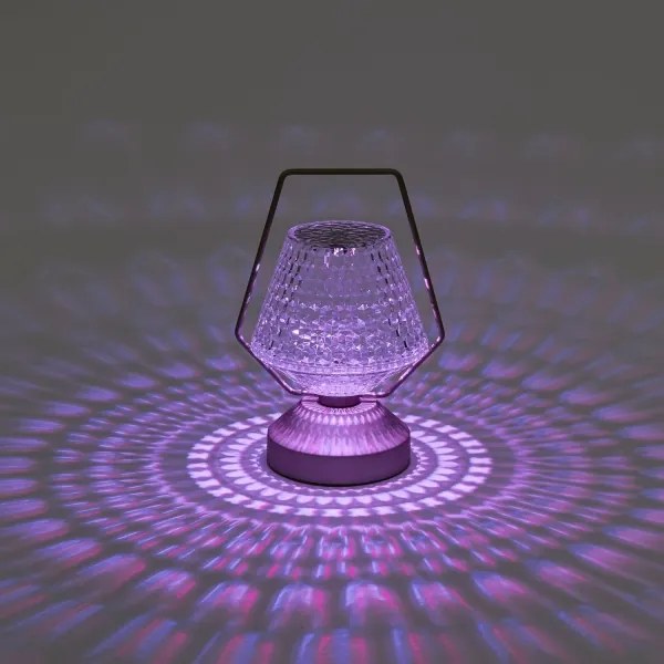 Aigostar- LED RGB Stmievateľná nabíjacia stolná lampa LED/1W/5V 1800mAh 20 cm + DO