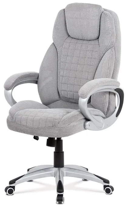 BONTEC Kancelárske kreslo, hojdací mechanizmus, sivá, KA-G196 GREY2 Farba: Strieborná