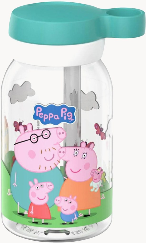 Detská fľaša so slamkou Peppa Pig