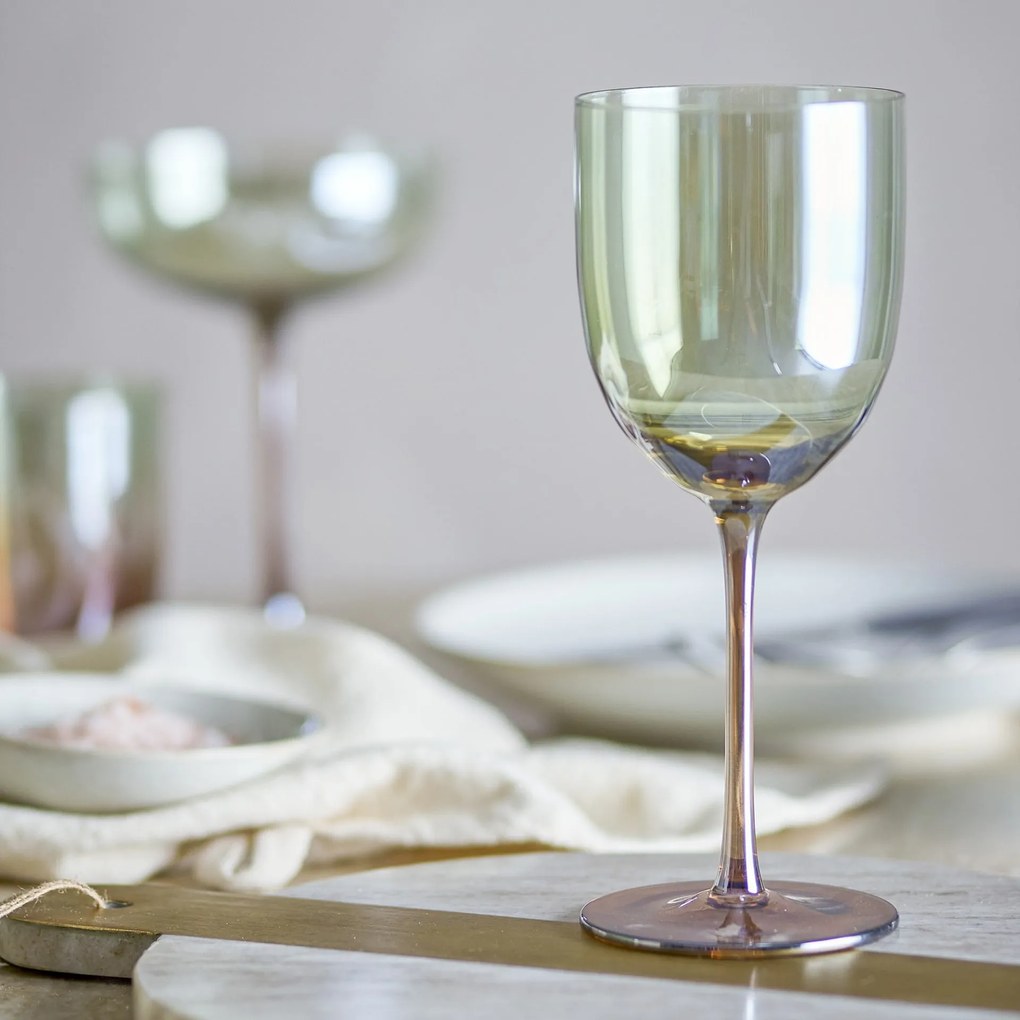 Bloomingville Pohár na víno Aston Wine – sada 4 ks