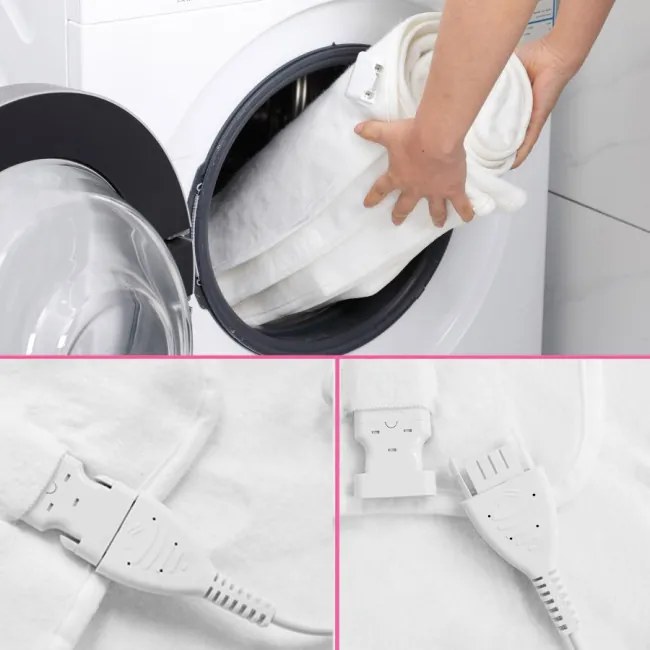 Elektrická podložka LARA biela