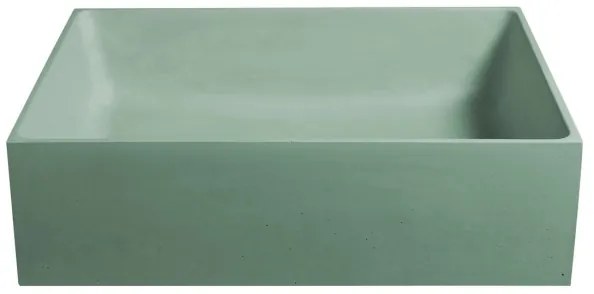 Sapho - Umývadlo na dosku FORMIGO 47,5x36,5 cm betón/zelená