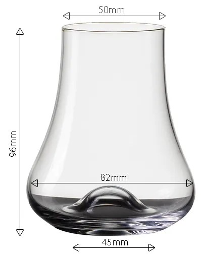 Pohár na whisky Wave 240 ml, set 4 ks - Univers Glas Lunasol - 321971