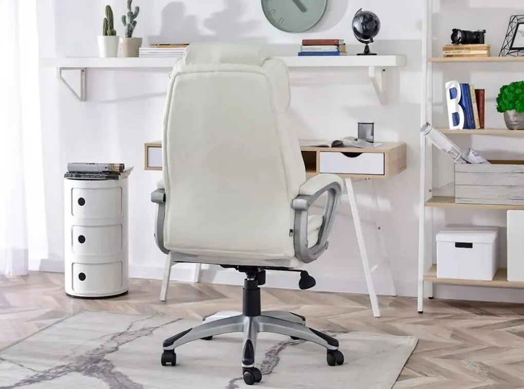 Kancelárska stolička HALLIE biela