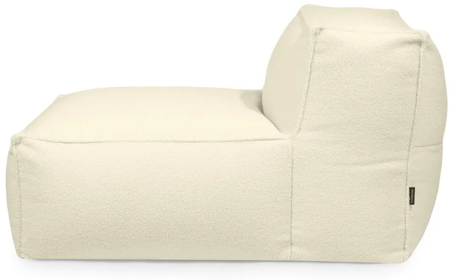 Svetlosivý sedací vak z textílie buklé Mass Open Modul 90 – SLOWDOWN