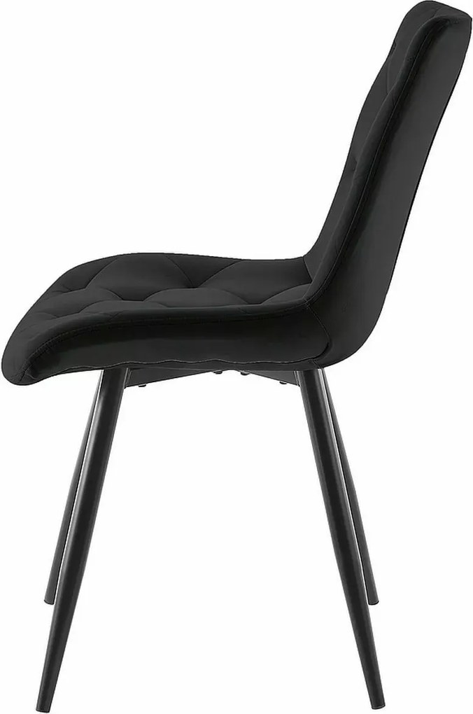 SI Stolička Ralph Velvet čierna