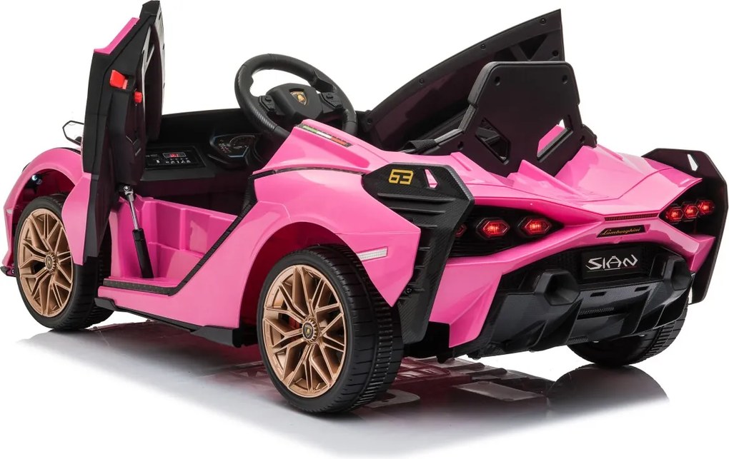 Ramiz Lamborghini SIAN Ružové vozidlo