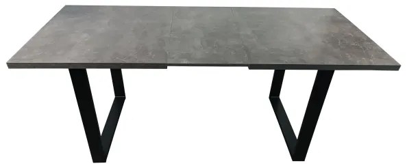 Rozkladací jedálenský stôl COLIN sivý