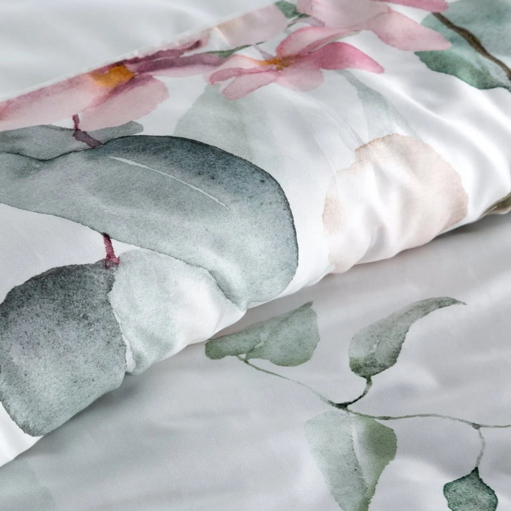 MAKOSATÉNOVÉ OBLIEČKY JULIET 200X220 CM, 2 KS 70X80 CM VZOROVANÉ