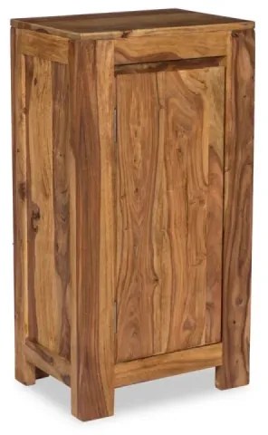 furniture-nabytek.cz - Masívna kúpeľňová skrinka pod umývadlo Leeston z palisandru, lakovaná, hnedá – 42×30×80 cm