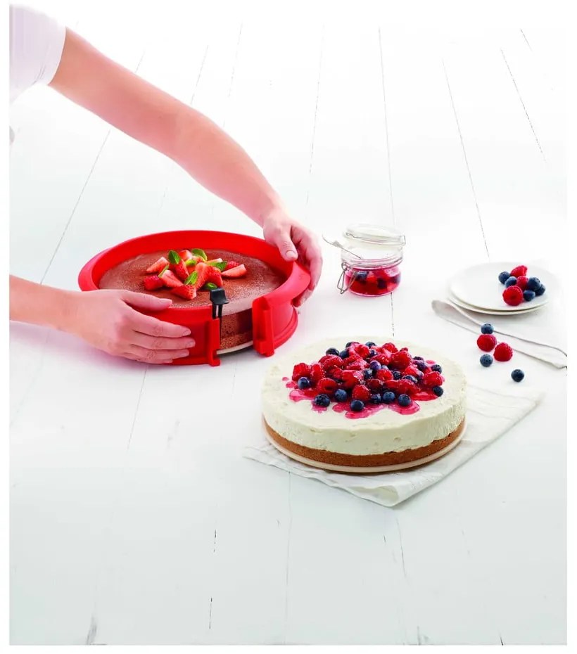 Silikónová forma na pečenie koláča/torty ø 25 cm – Lékué