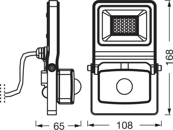 Osram - LED reflektor s pohybovým senzorom ENDURA LED/20W/230V 3000K IP44